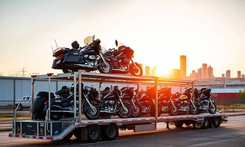 Casper, Wyoming motorcycle shipping transporter