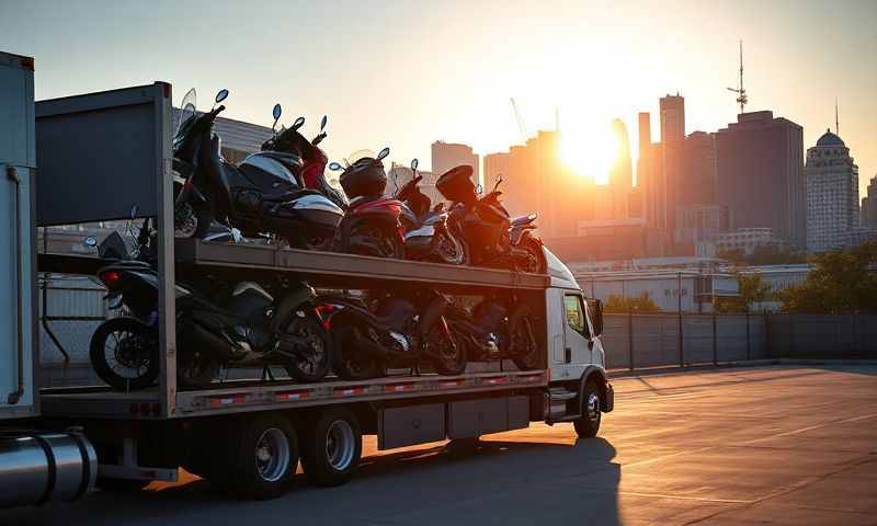 Evanston, Wyoming motorcycle shipping transporter