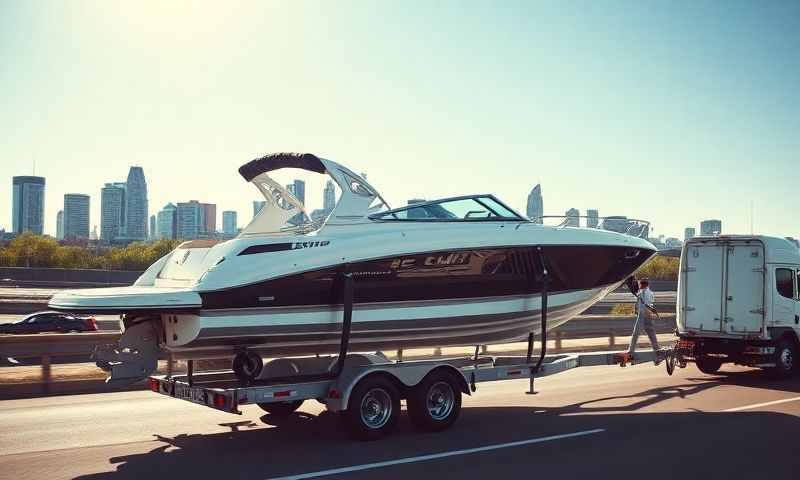 Evansville, Wyoming boat transporter