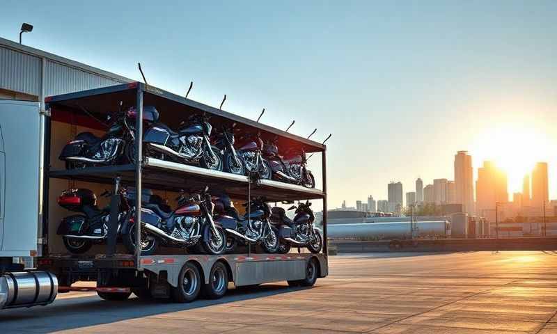 Evansville, Wyoming motorcycle shipping transporter