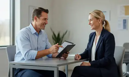 Customer discussing car shipping options in Gillette, Wyoming, United States