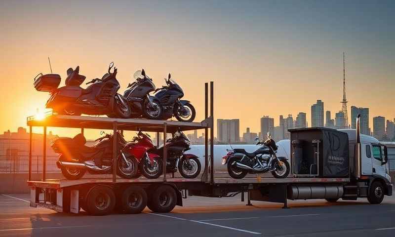 Gillette, Wyoming motorcycle shipping transporter