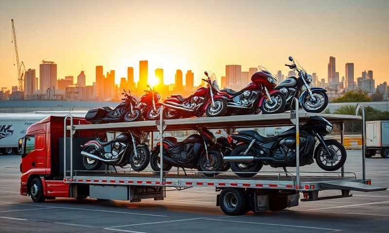 Kemmerer, Wyoming motorcycle shipping transporter