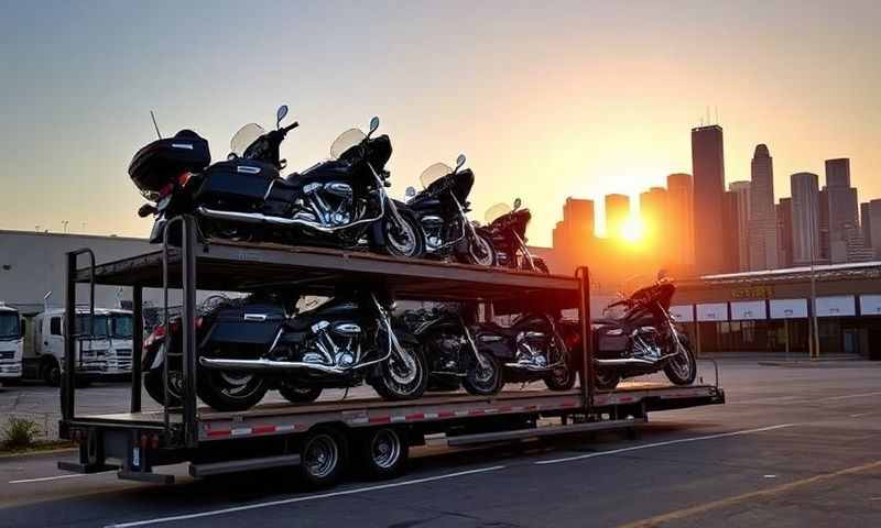 Mills, Wyoming motorcycle shipping transporter