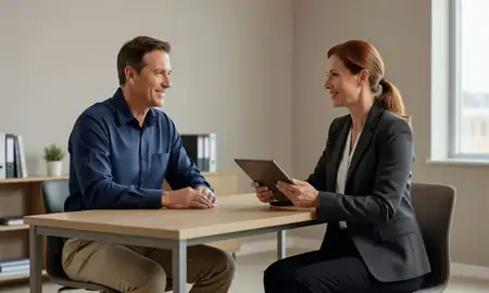 Customer discussing car shipping options in Newcastle, Wyoming, United States