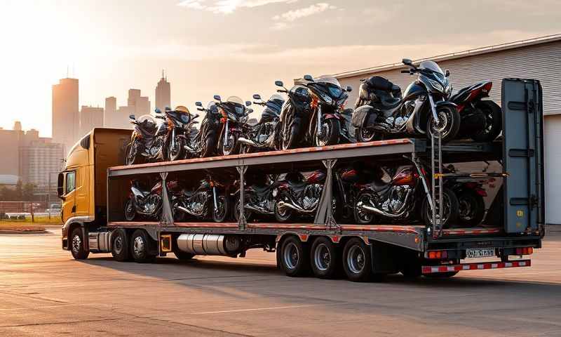 Powell, Wyoming motorcycle shipping transporter