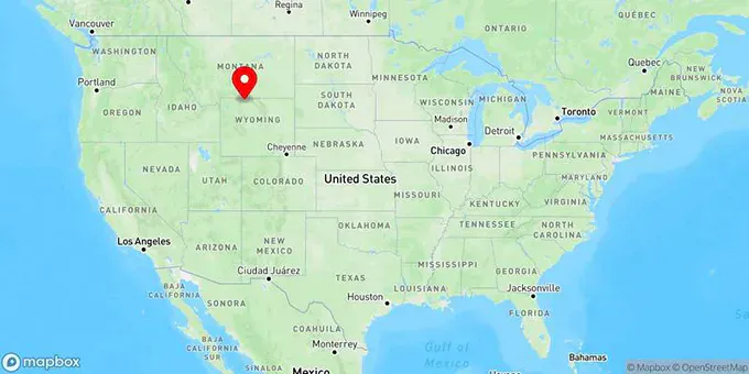 Map of Powell, Wyoming, United States