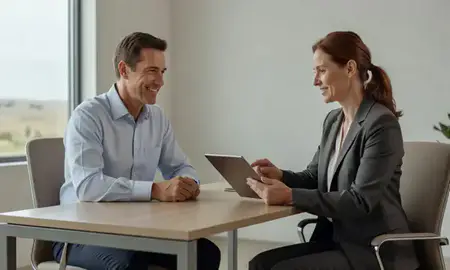 Customer discussing car shipping options in Ranchettes, Wyoming, United States