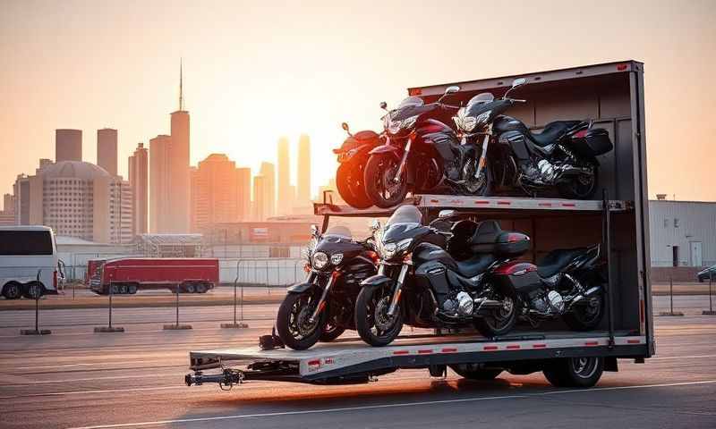 Rawlins, Wyoming motorcycle shipping transporter