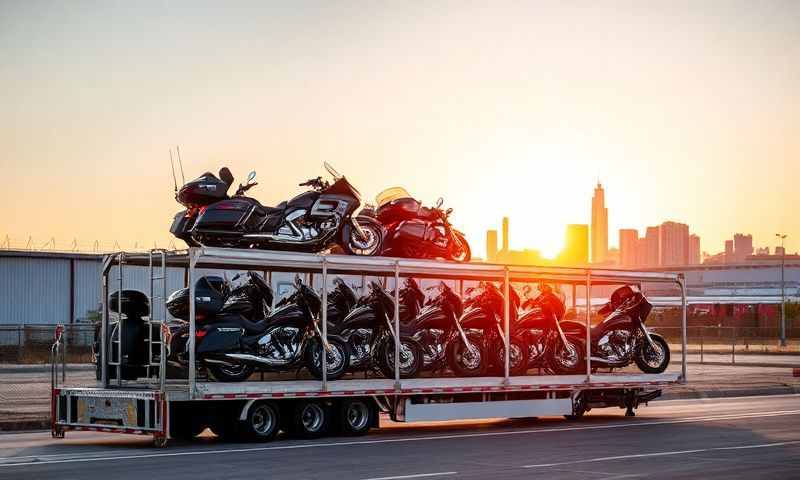 Warren AFB, Wyoming motorcycle shipping transporter