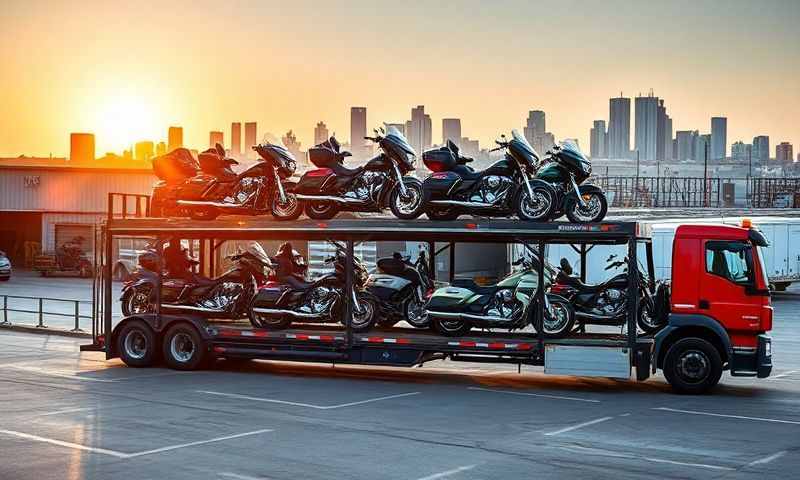 Wheatland, Wyoming motorcycle shipping transporter