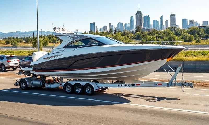 Worland, Wyoming boat transporter